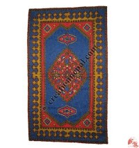 Wool embroidered rug
