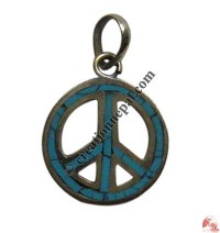 Small size peace sign pendant