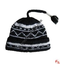 Folding design simple woolen hat