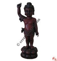 Standing Siddartha resin statue
