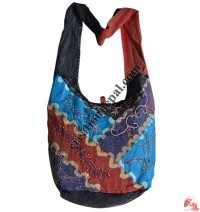 Shyama cotton patch-work hand emb bag