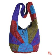 Hand embroidered cotton pach-work bag6