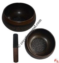 8-auspicious signs attached singing bowl