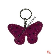 Butterfly felt key-ring