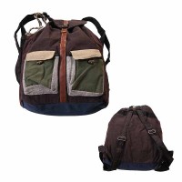 Cotton simple backpack