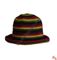 RASTA color cotton hat