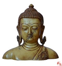Resin medium size monk Buddha