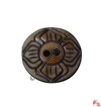 Carved bone button16 (packet of 10)