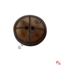 Carved bone button18 (packet of 10)