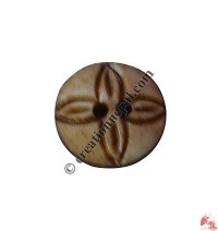Tiny size bone button (packet of 10)