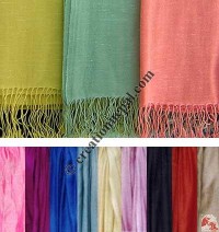 Pure silk plain color shawl