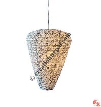 Cone shape Lokta paper lampshade