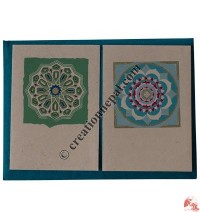 Mandala prints cards set
