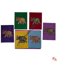 Elephant print cards set