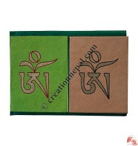Tibetan OM print cards set
