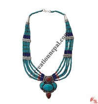 Turquoise-Lapis Tibetan necklace