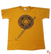 Printed Mandala cotton t-shirt
