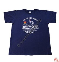 Printed Everest cotton t-shirt