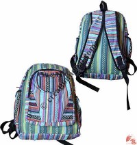 Colorful Gheri cotton backpack 2