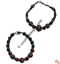 Malachite mixed beads bracelet