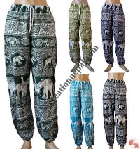 Elephant-Chakra print trouser