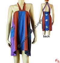 4-color join sinkar halter dress