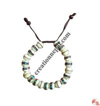 Decorated Ivory beads bangle