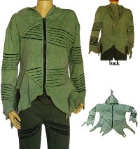 Green rib jacket