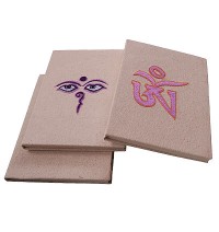 Embroidered cotton cover notebook2