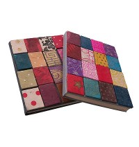 Blocks decorated small notebook