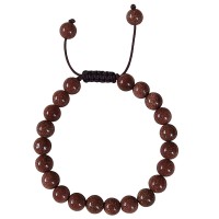 Sun-stone beads bracelet