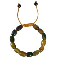 Drum shape beads bracelet