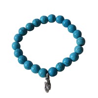 OM attached beads wristband