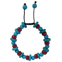 Different shapes beads bracelet