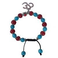Coral turquoise OM bracelet