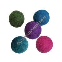 Colorful dryer balls (packet of 5)