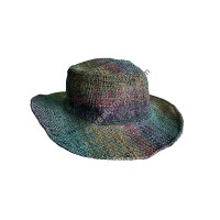 Borla hemp rainbow safari hat 