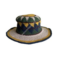 Cotton large brim Butta hat