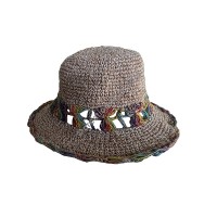 Jali butta hemp-cotton brim hat2