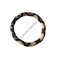Snake skin design beads bracelet2