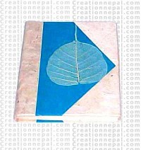 Peace leaf decoration pocket journal