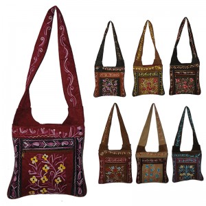 Faux suede Lama bag2