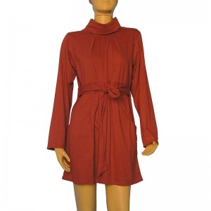 Sinkar cotton hi-neck dress