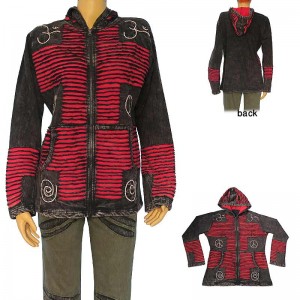 Layer cut hand embroidered sinkar jacket