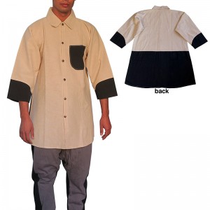 Cotton 3-quarter sleeves shirt