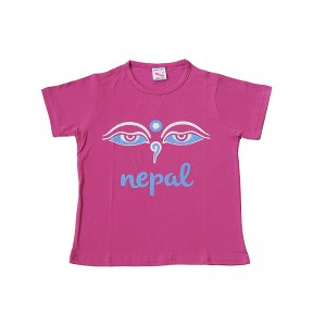 Buddha-Eye print cotton kids t-shirt