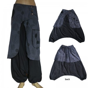 Elephant ear gray trouser