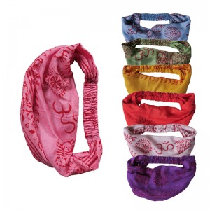 Printed cotton hairband