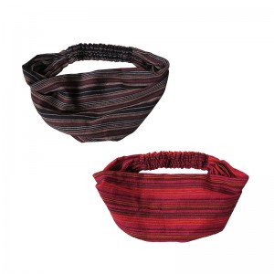 Stripes cotton headband