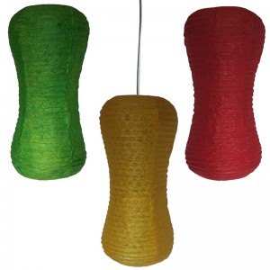 Big damaru lampshade